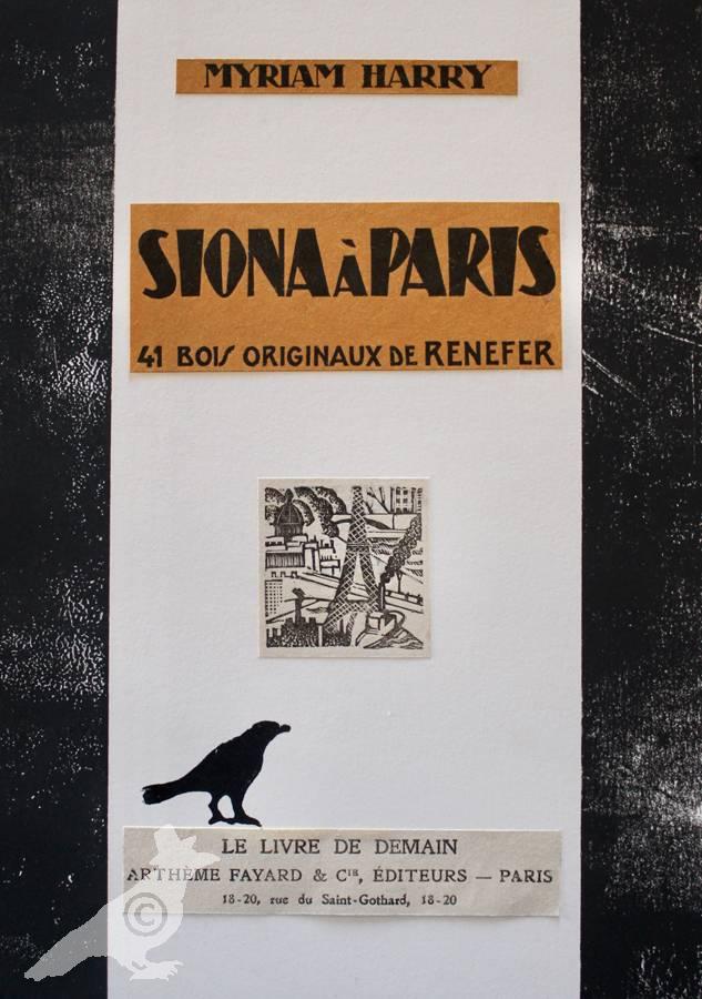 Boekherschrijving - Siona à Paris 2020